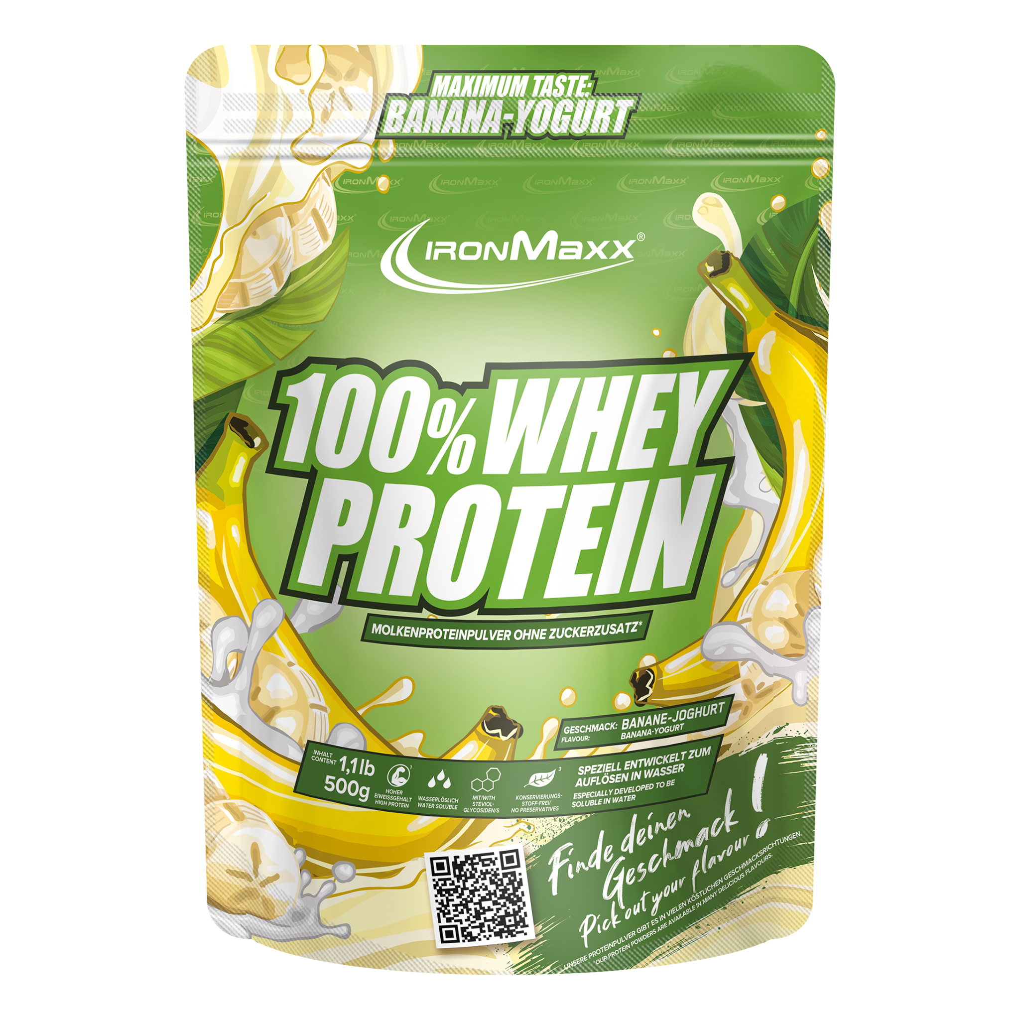 100% <tc>Whey Protein</tc> (500g) - <tc>Banana</tc> Yogurt