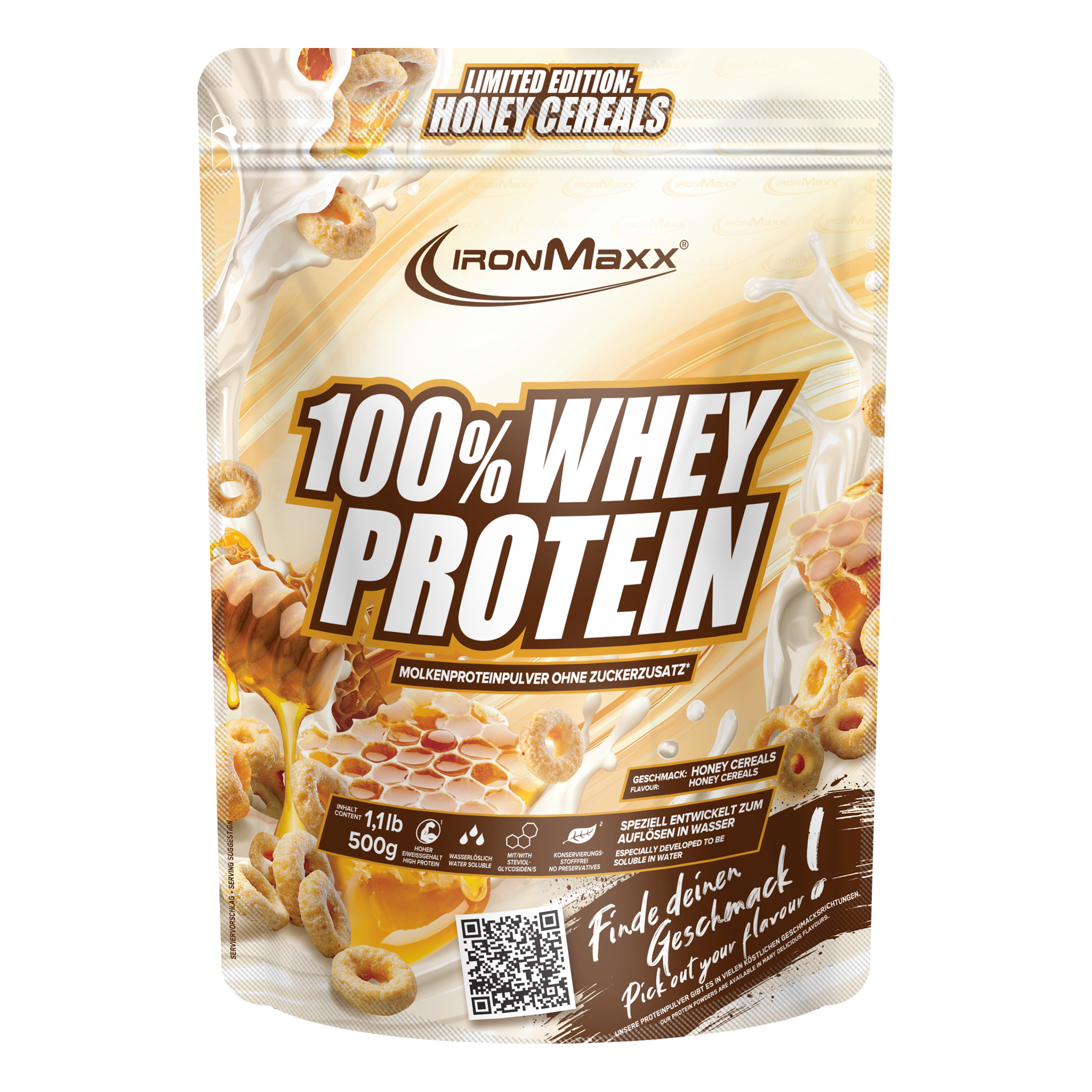 100% <tc>Whey Protein</tc> (500g) - <tc>Honey Cereal</tc>