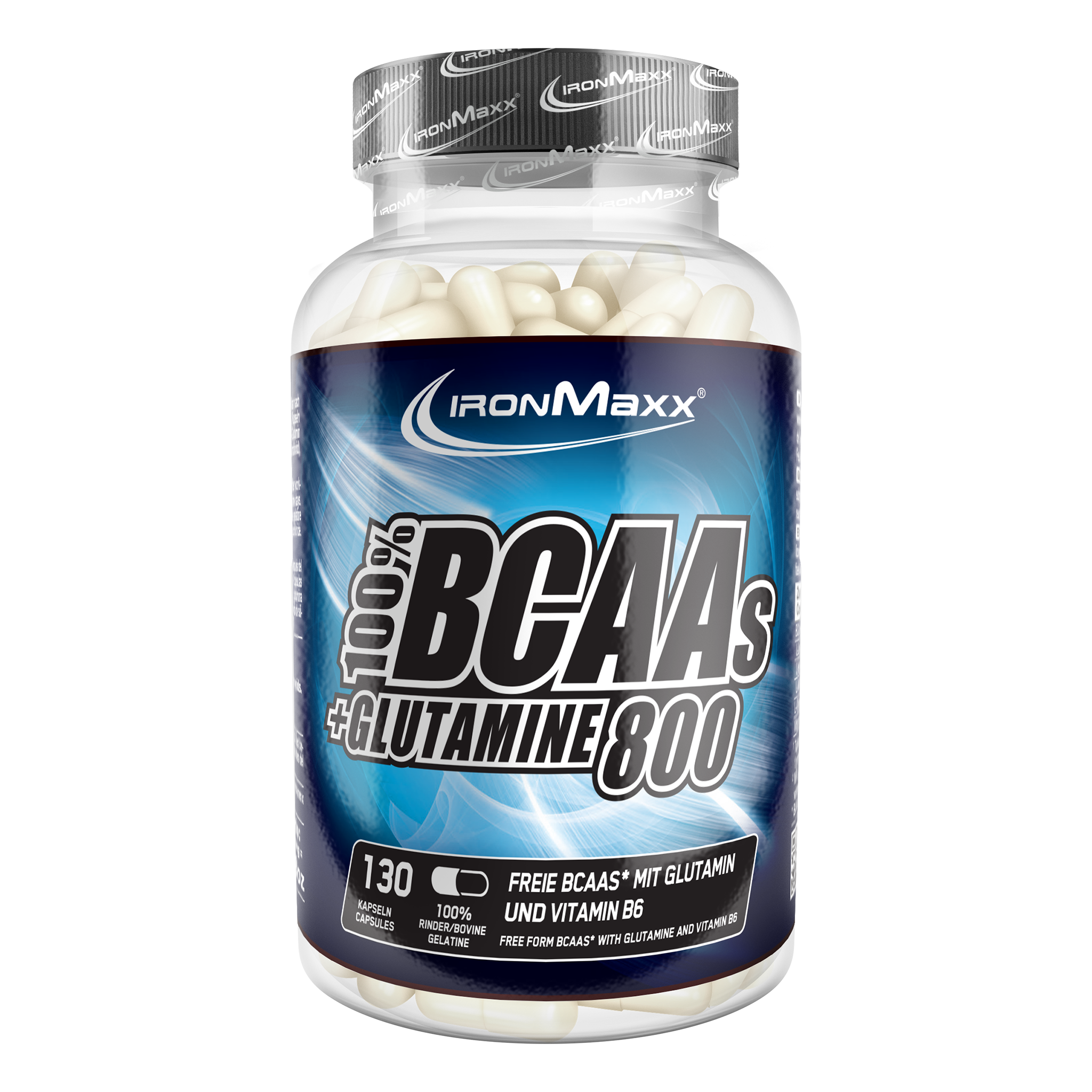 BCAAs + Glutamina 800 - 130 cápsulas