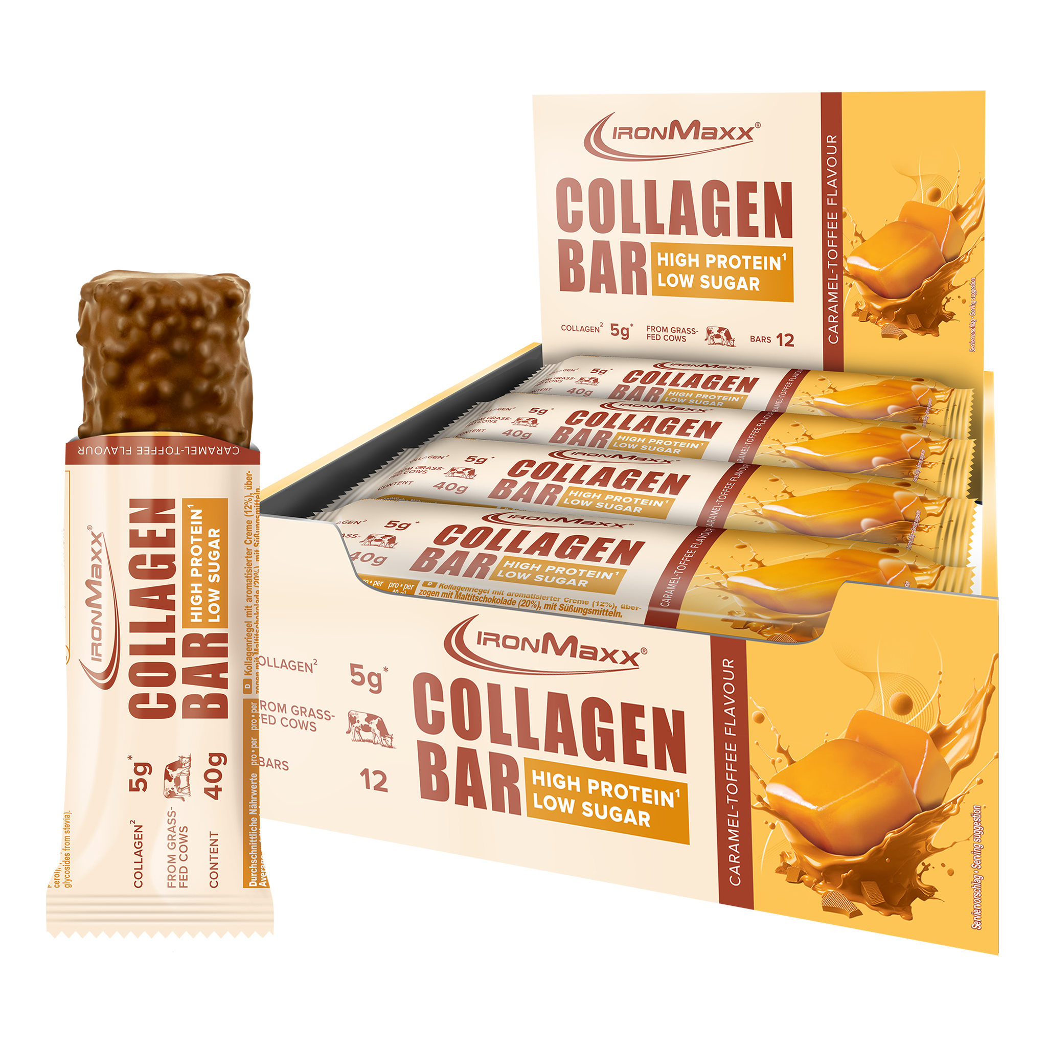 Barra de Colágeno (12x40g) - Caramelo