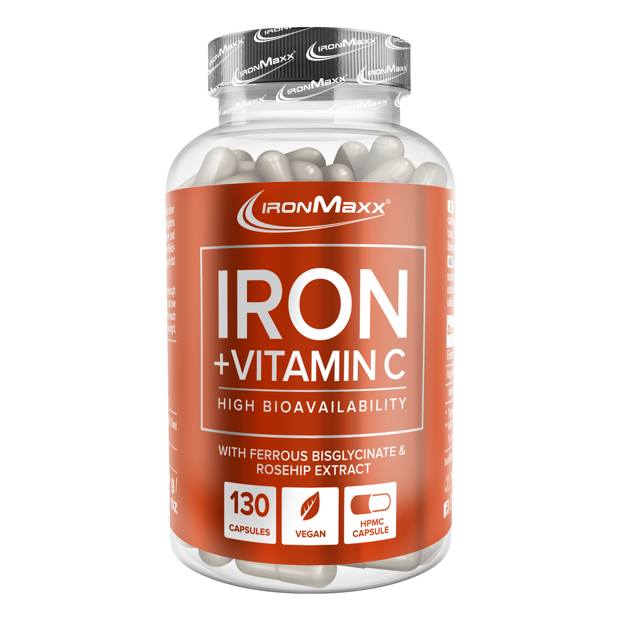 Iron + Vitamin C - 130 Kapseln