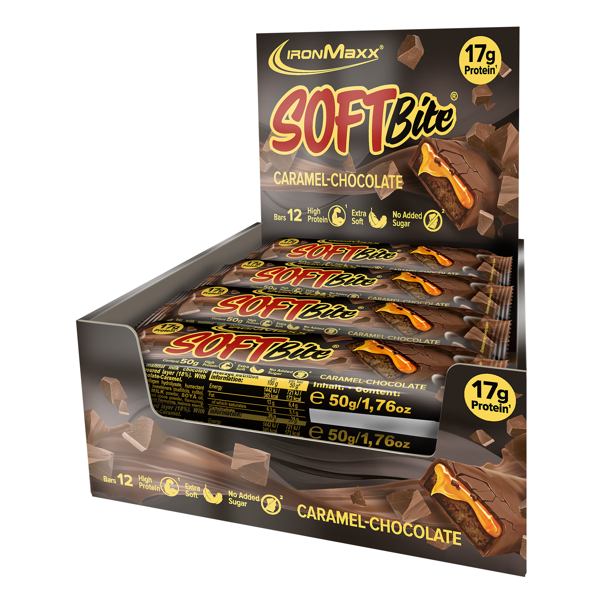 <tc>Softbite</tc> (12x50g) - <tc>Caramel Chocolate</tc>