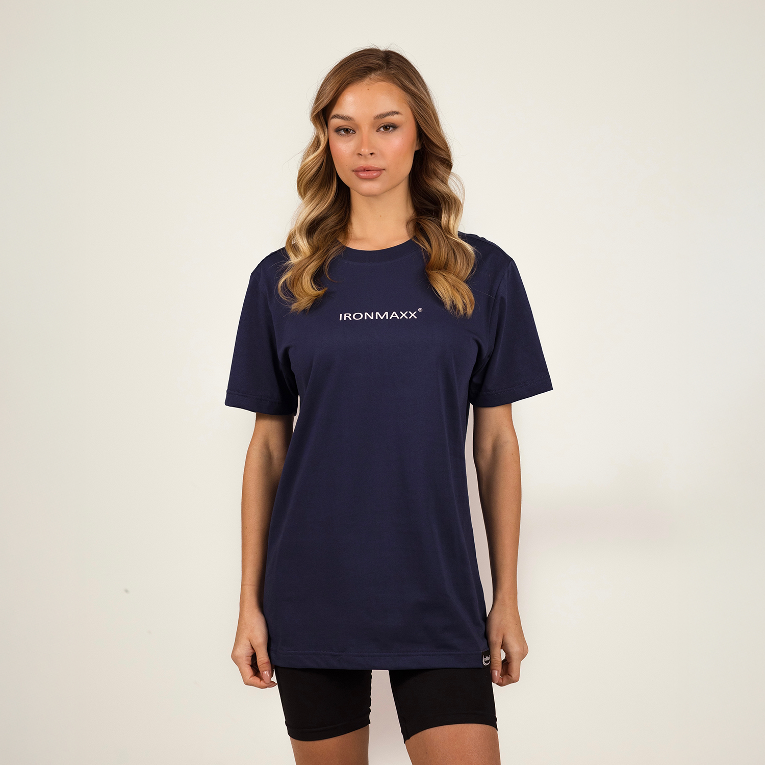 T-shirt damski granatowy - damski S