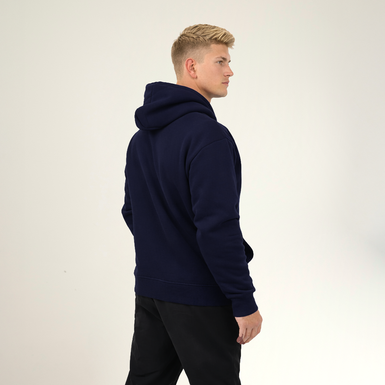 Hoodie Dunkelblau Unisex - XS