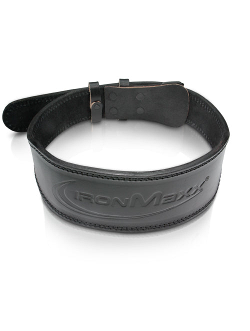 Premium Lifting Belt Zwart Leer - L