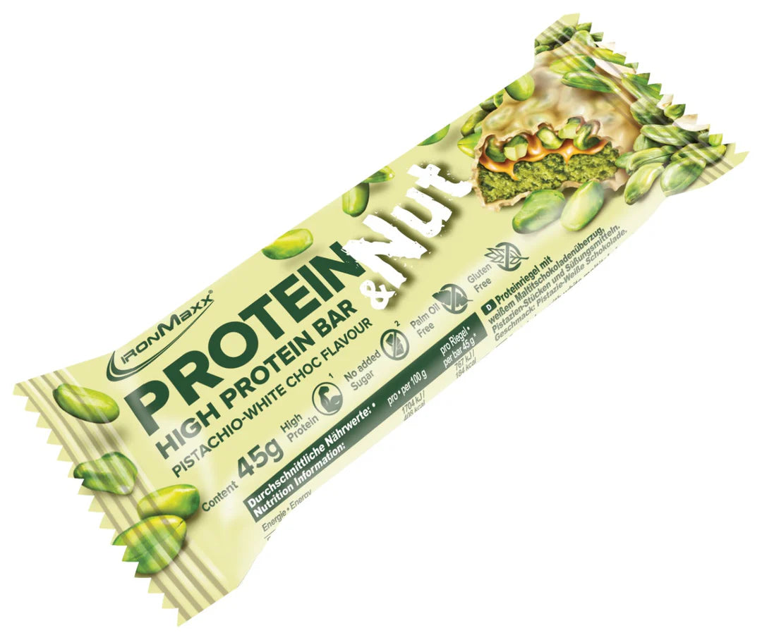 <tc>Protein</tc> & Orzech (12x45g) - Pistacja Biała Czekolada