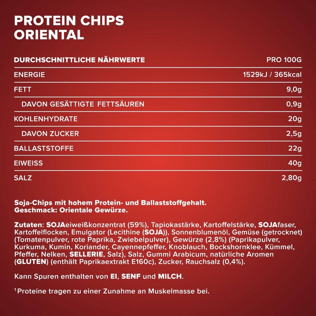 <tc>Protein Chips 40</tc> (50g) - Oriental