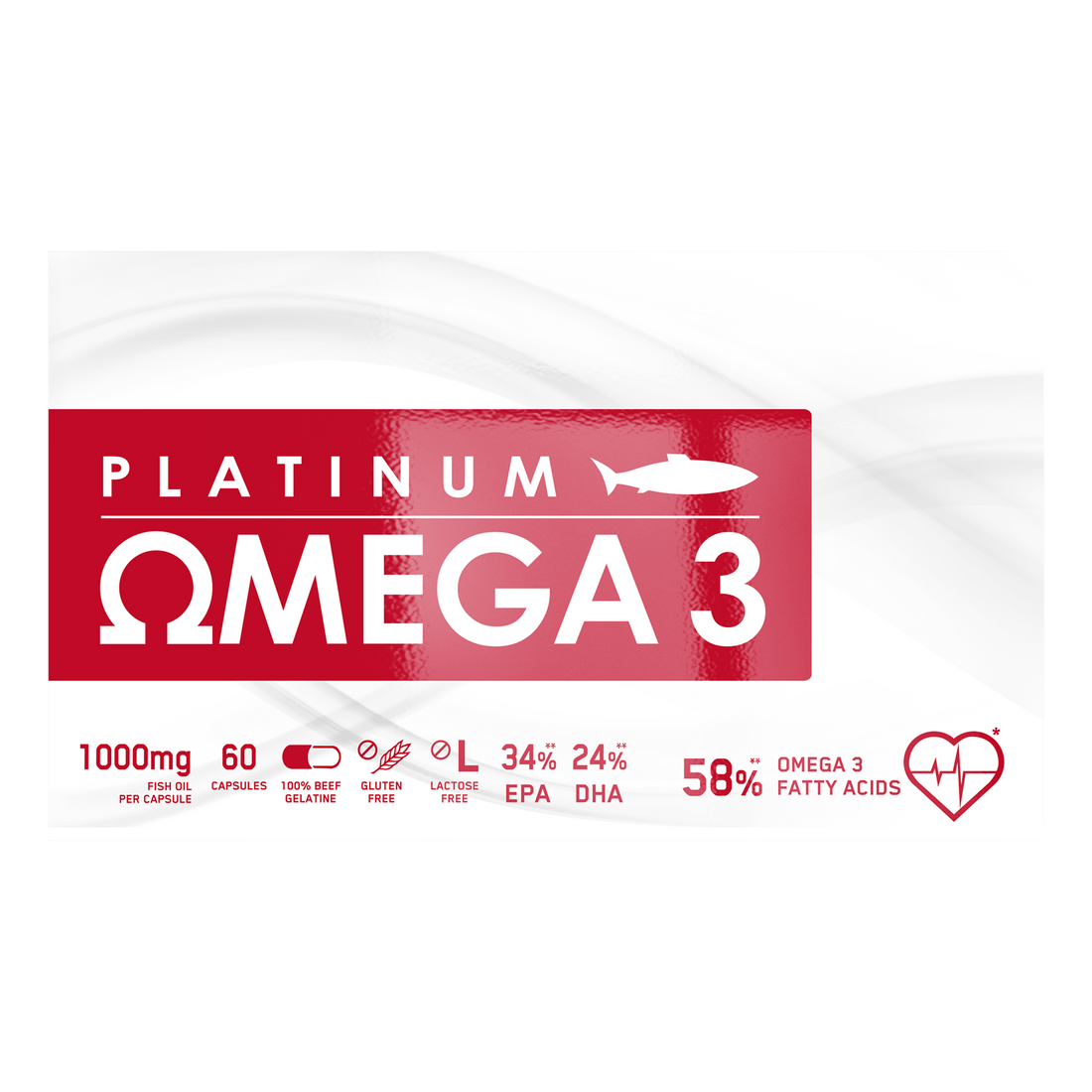 Platinum Omega 3 - 60 Kapseln