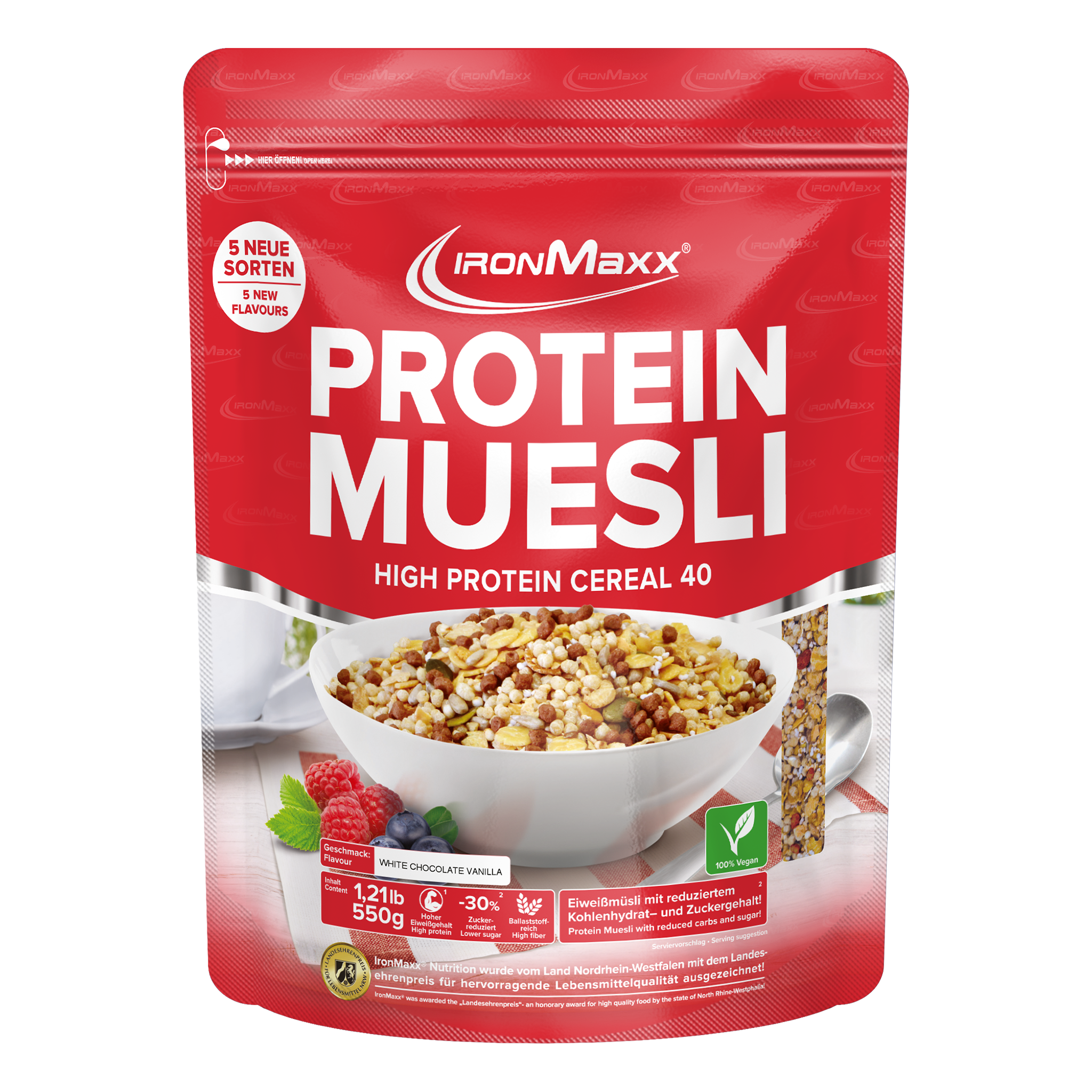 Protein Müsli (550g) - White Chocolate Vanilla