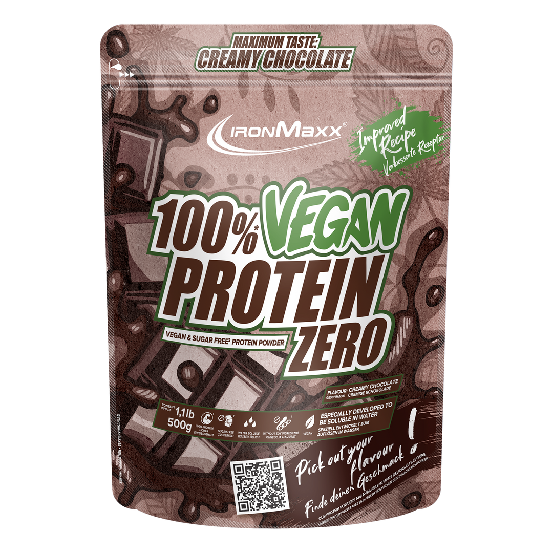 100% Vegan Protein Zero (500g) - Creamy Chocolate