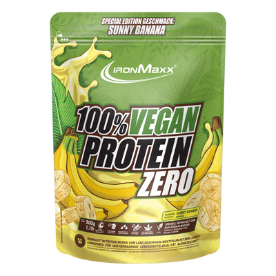 100% Vegan Protein Zero - Zonnige banaan (500 g) 