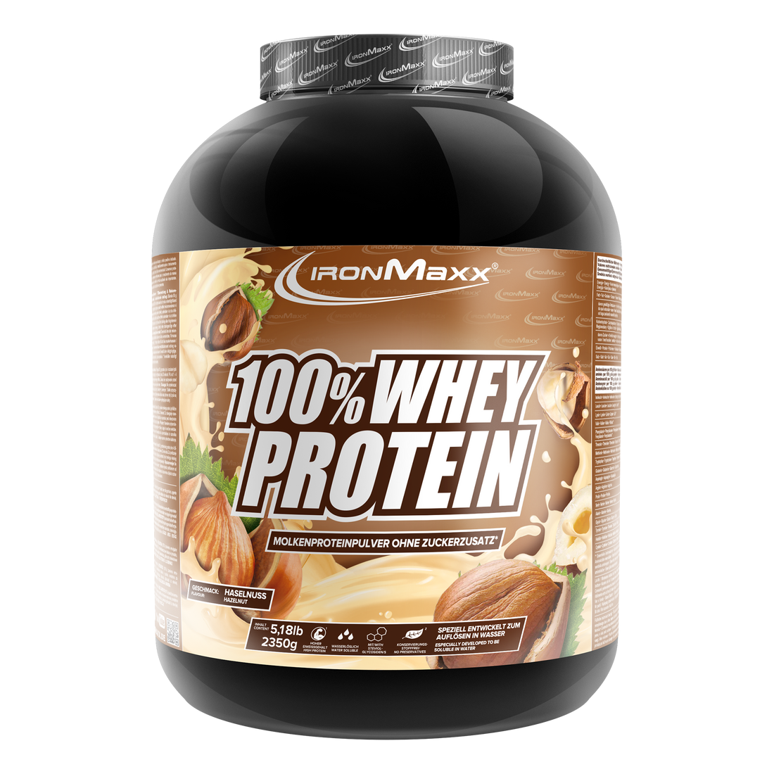 100% Whey Protein (2350g) - Haselnuss