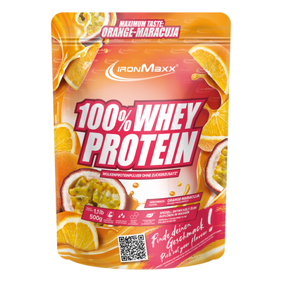 100% Whey Protein (500g) - Orange Passion Fruit