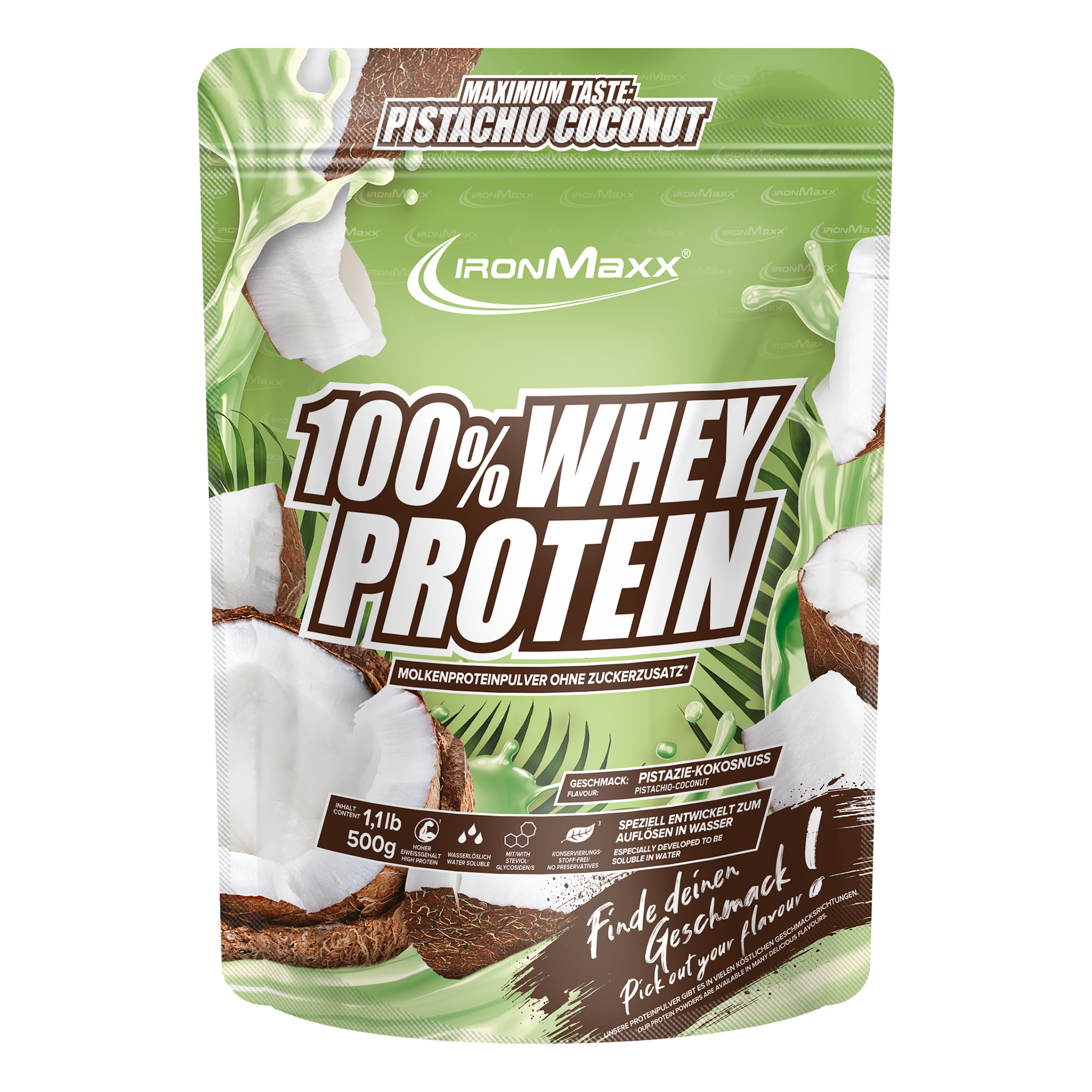 100% <tc>Whey Protein</tc> (500g) - Pistacho <tc>Coconut</tc>