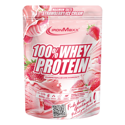 100% Whey Protein (500g) - Strawberry Ice Cream
