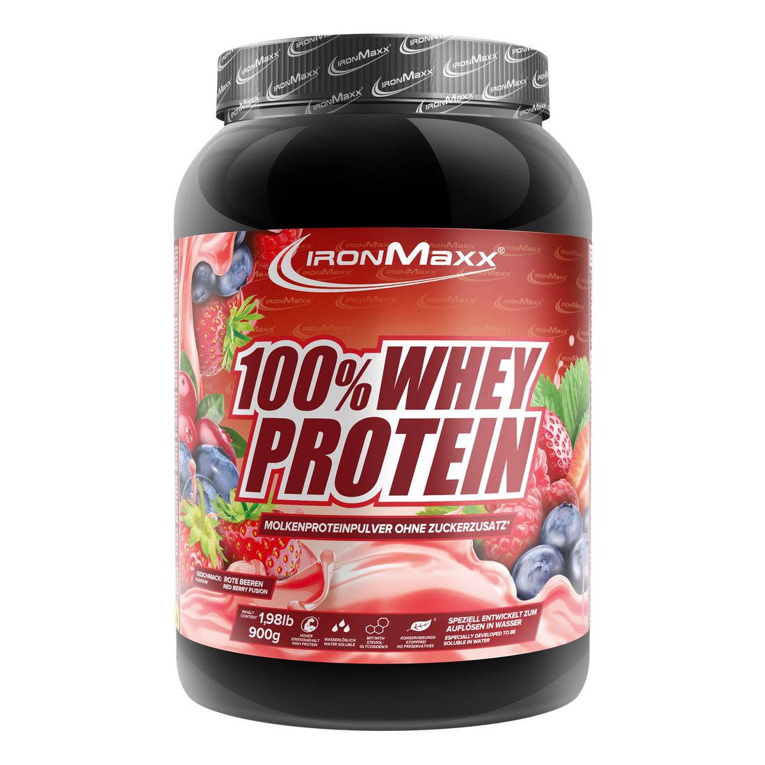 100% <tc>Whey Protein</tc> (900g) - <tc>Red Berry Fusion</tc>