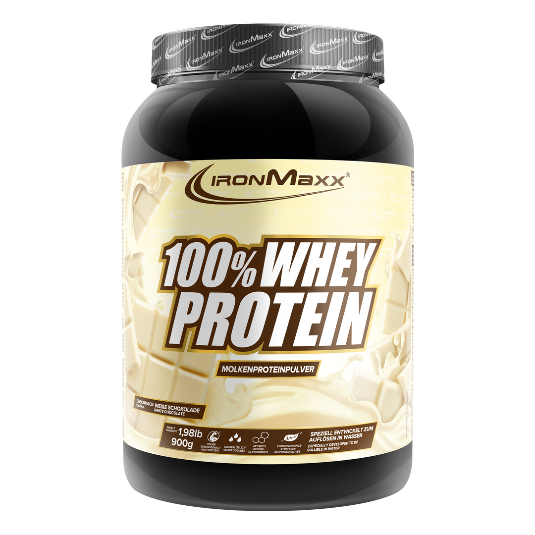 100% Whey Protein (900g) - Weiße Schokolade
