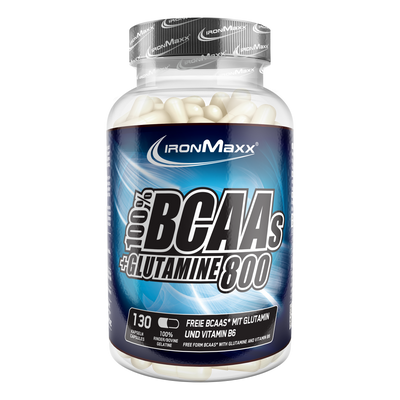 BCAAs + Glutamina 800 - 130 cápsulas