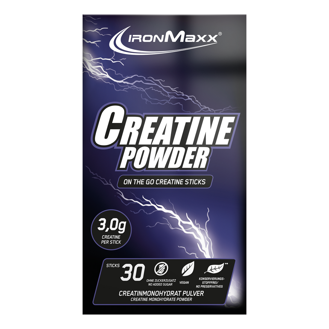 Creatine Monohydrate Sticks (30x3,4g)