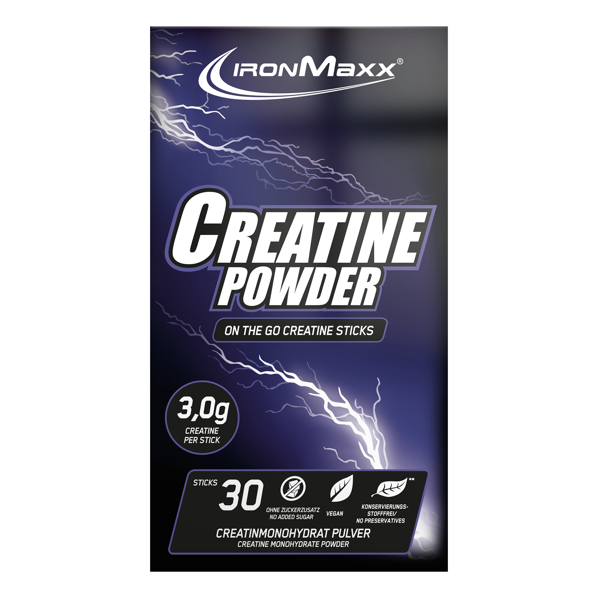 Creatine Monohydrate Sticks (30x3,4g)