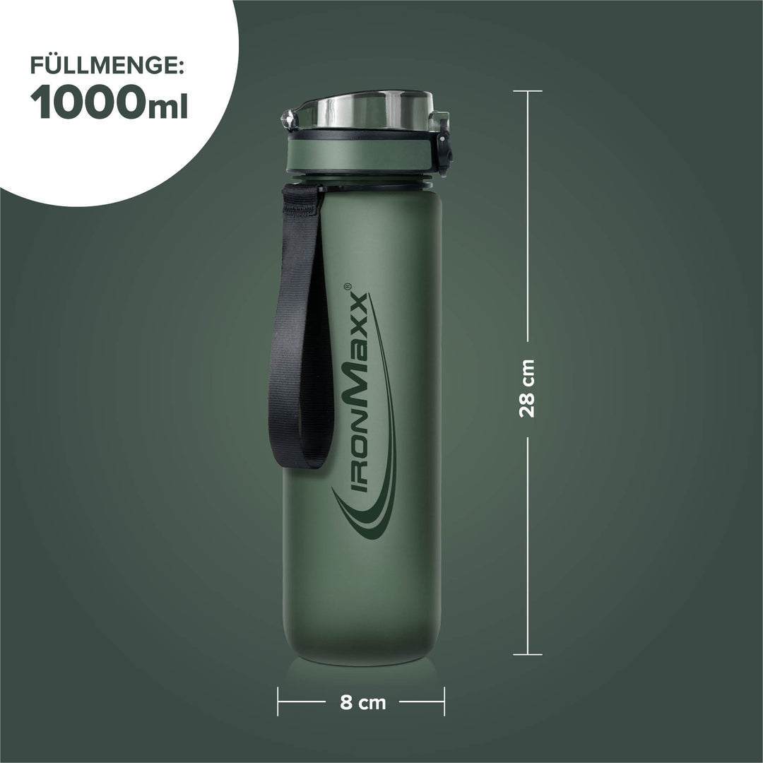 Sport Water Bottle (1000ml) - Mineral Green