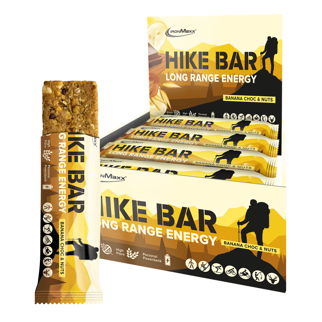 Hike Bar (12x60g) - Plátano Choc & Nueces