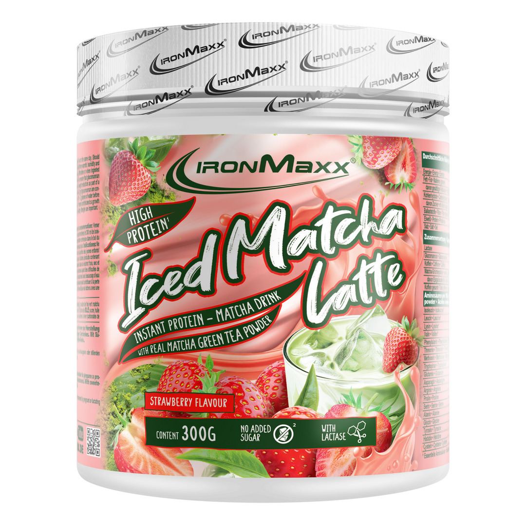 Iced Matcha Latte (300g) - Strawberry Matcha