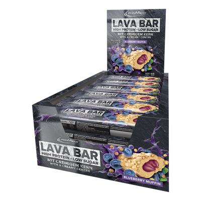 Lava Bar Proteïnereep (18x40g) - Bosbessenmuffin