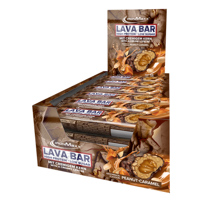 <tc>Lava Bar</tc> <tc>Protein</tc> Barres (18x40g) - <tc>Peanut Caramel</tc>
