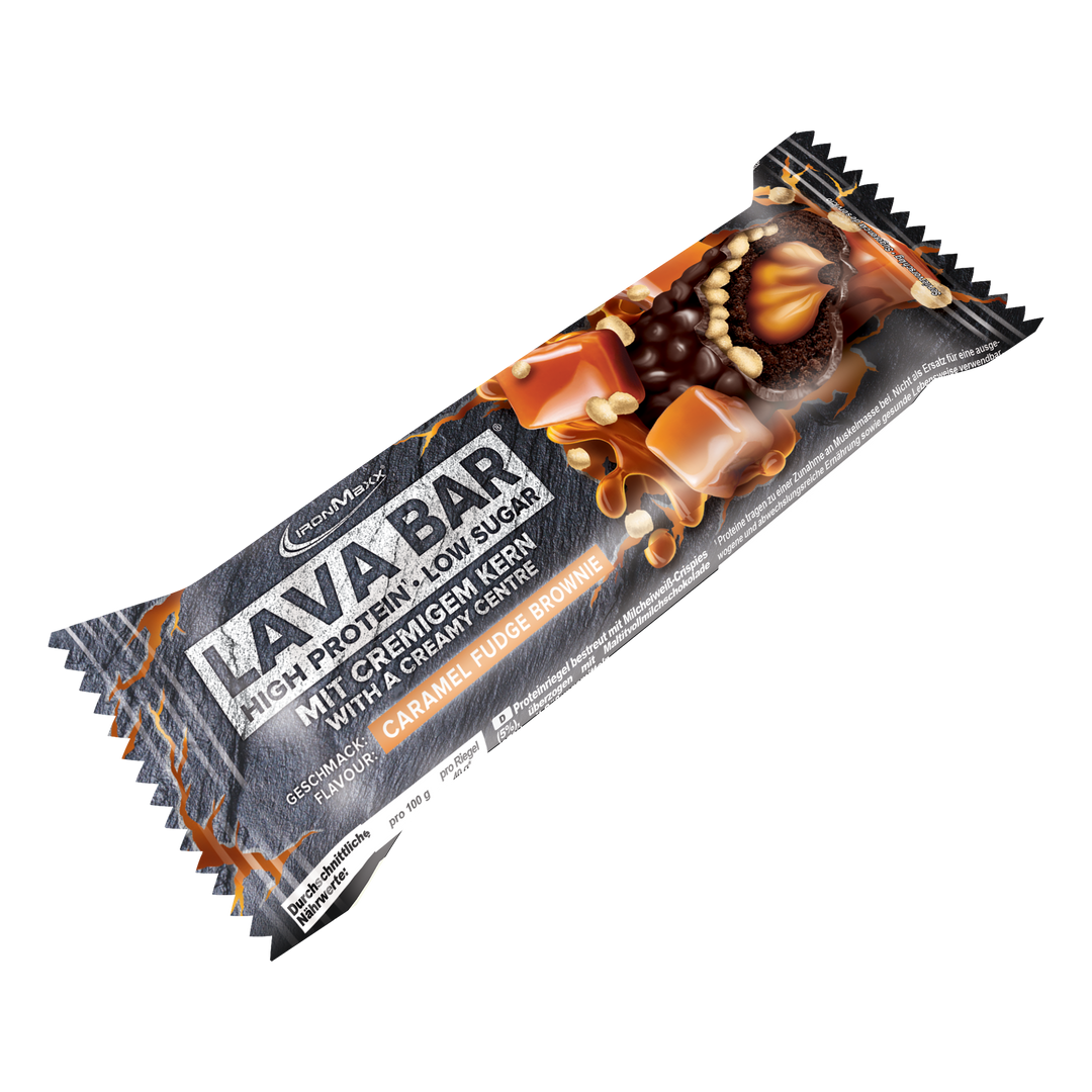 <tc>Lava Bar</tc> <tc>Protein</tc> Bar (40g) - <tc>Caramel Fudge Brownie</tc>
