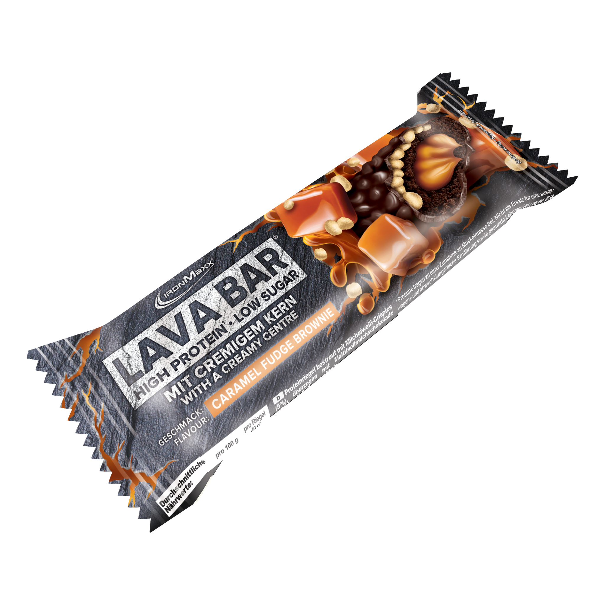 <tc>Lava Bar</tc> <tc>Protein</tc> Reep (40g) - <tc>Caramel Fudge Brownie</tc>