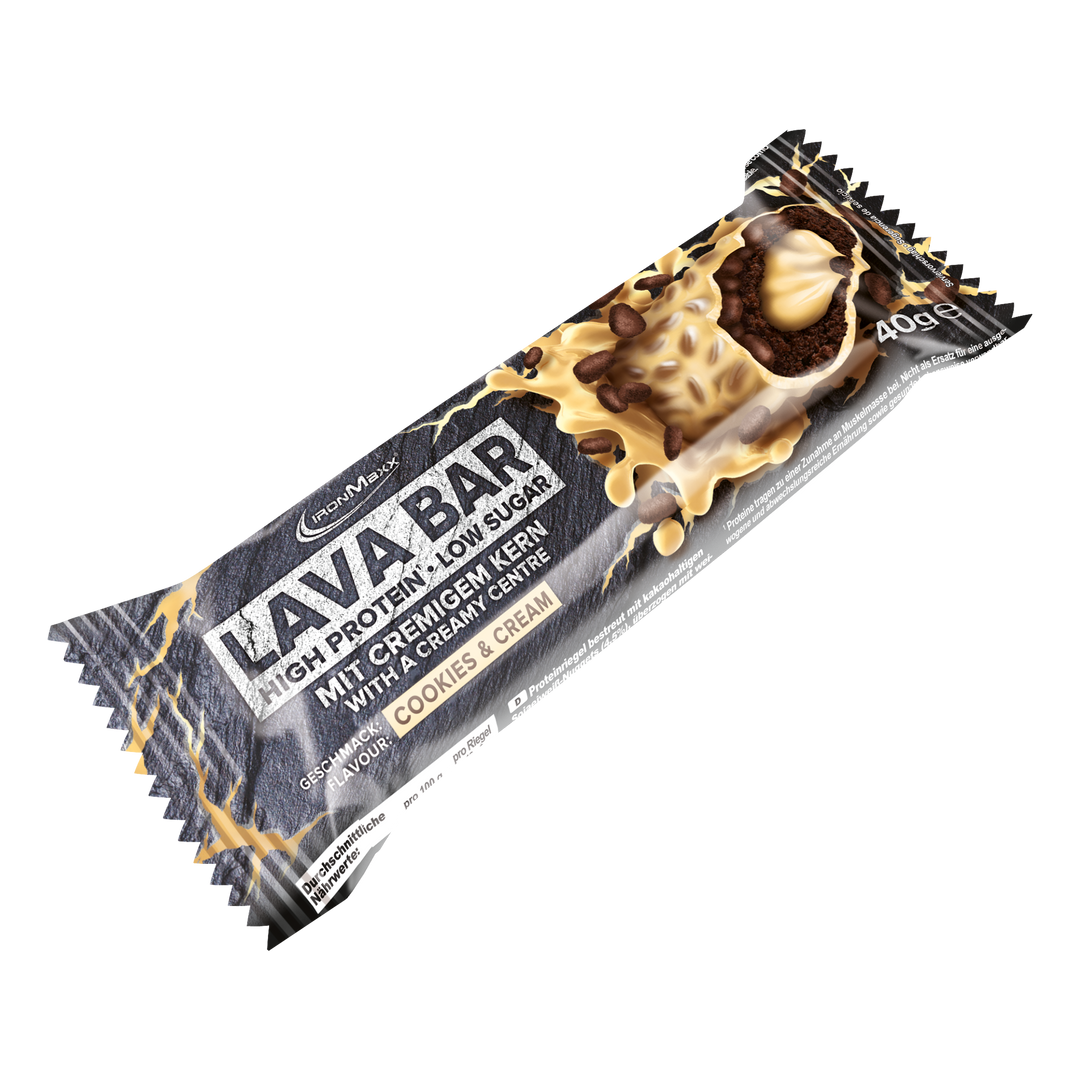 <tc>Lava Bar</tc> <tc>Protein</tc> Barra (40g) - Galletas y Crema