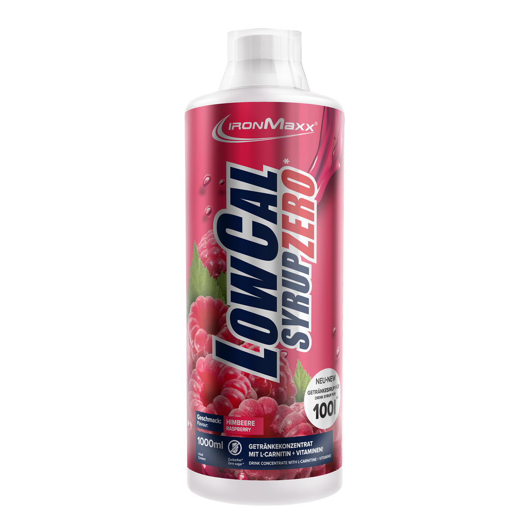 Sirop allégé zéro (1000 ml) - Framboise