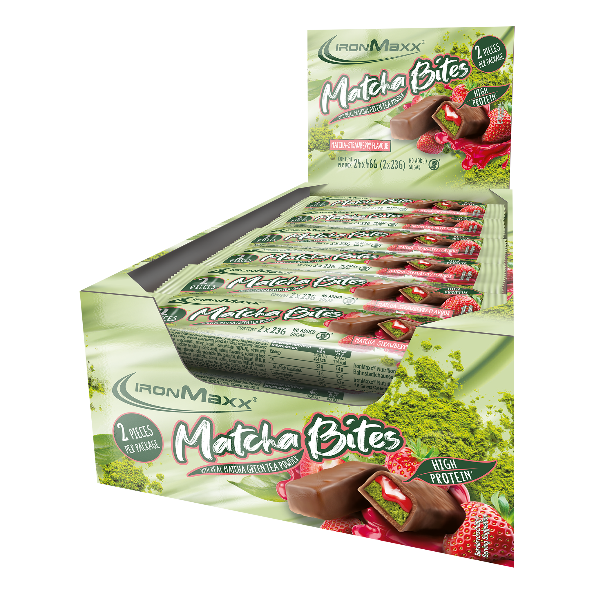 <tc>Matcha Bites (24x46g) - Matcha-Strawberry</tc>