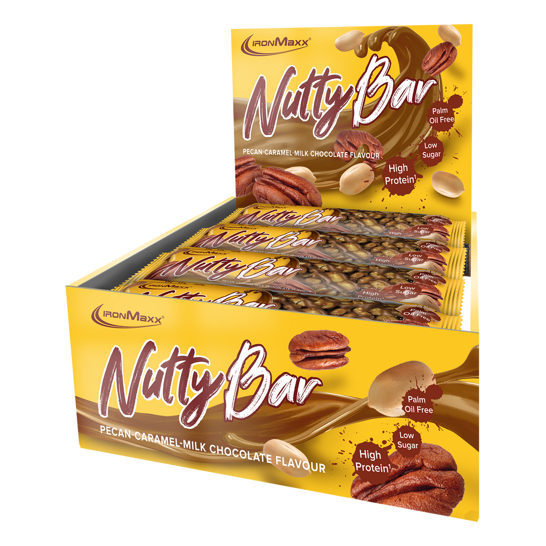 Nutty Bar (12x40g) - Pecannoot Karamel Melk <tc>Chocolate</tc>