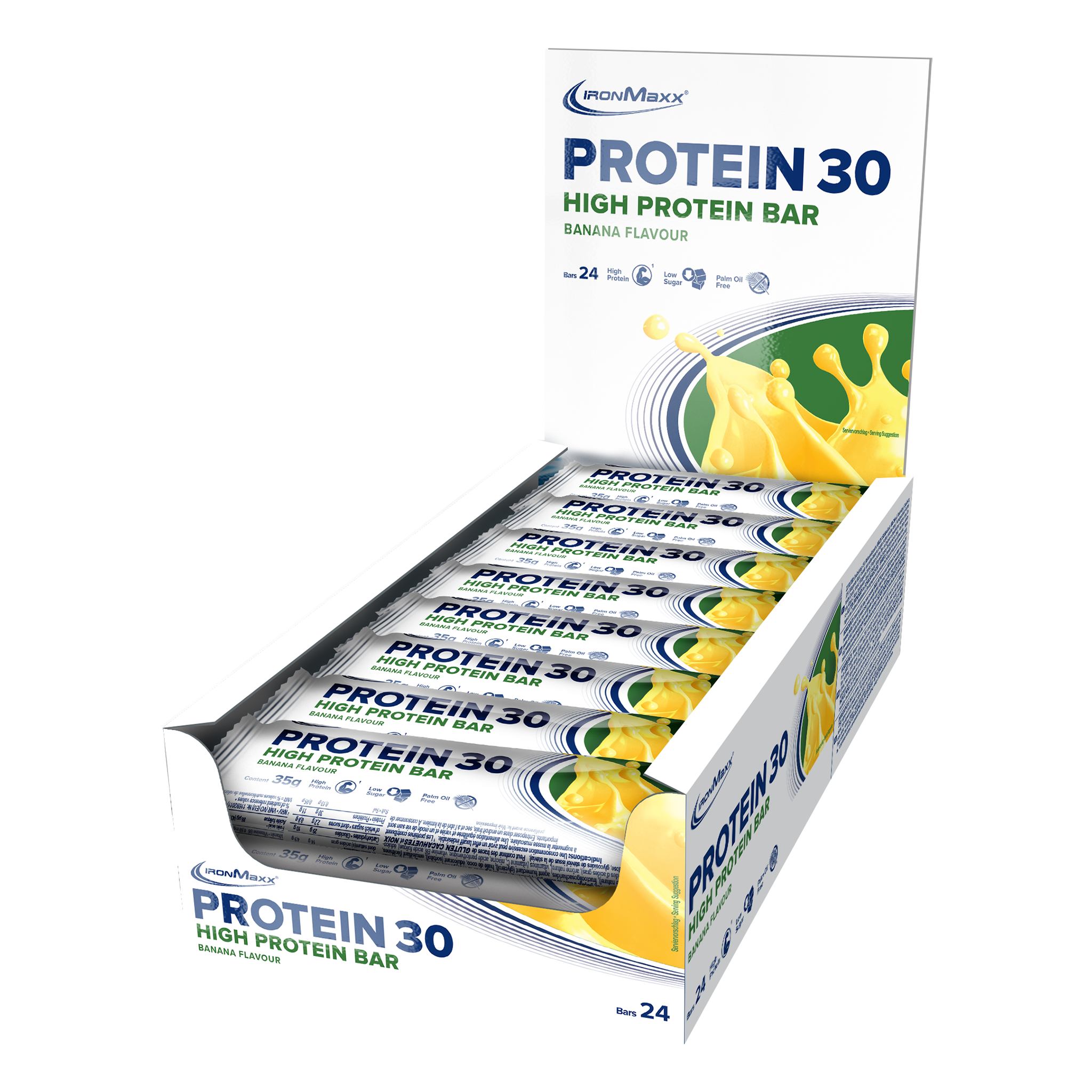 <tc>Protein</tc> 30 <tc>Protein</tc> Barras (24x35g) - <tc>Banana</tc>