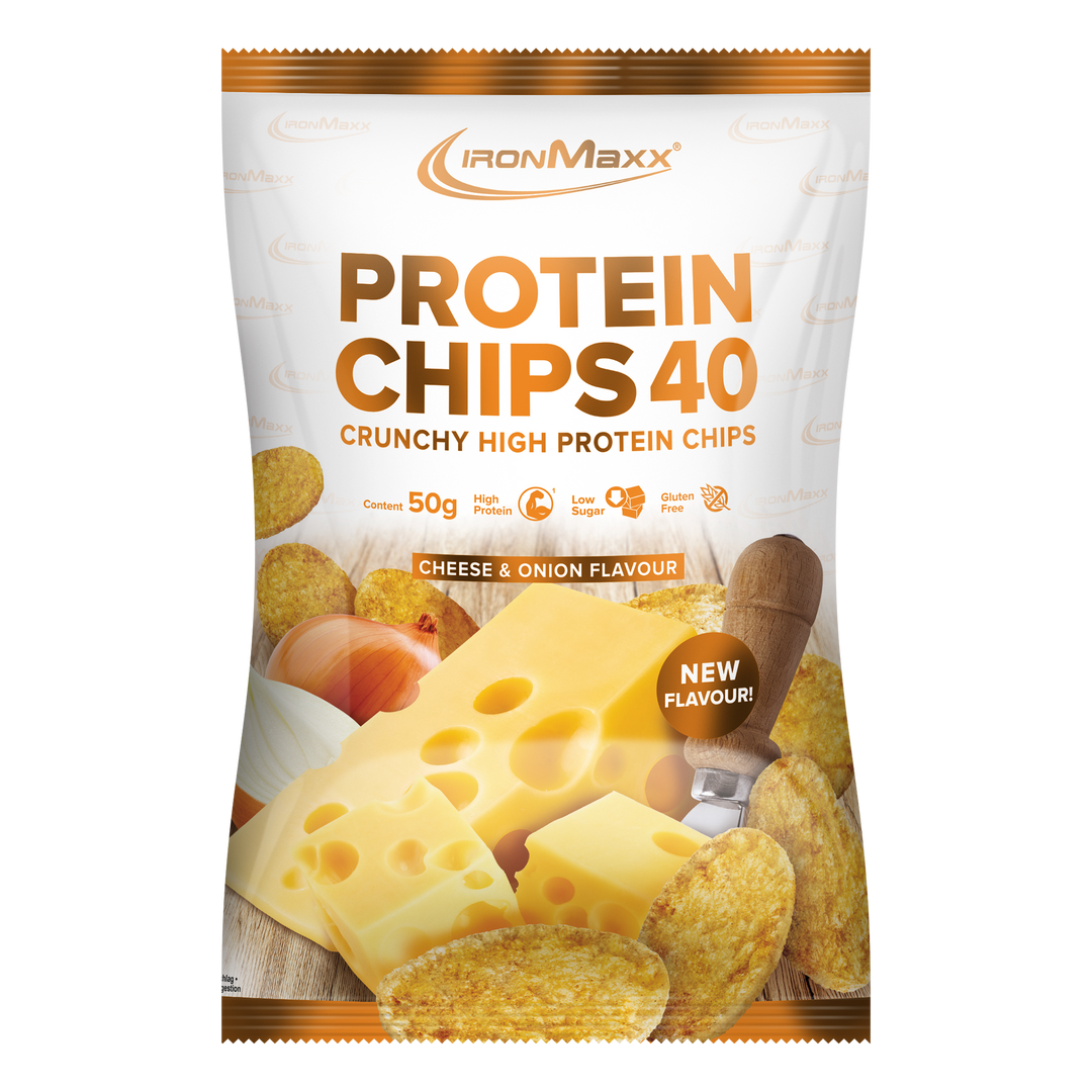 <tc>Protein Chips 40</tc> (50g) - Queso & Cebolla