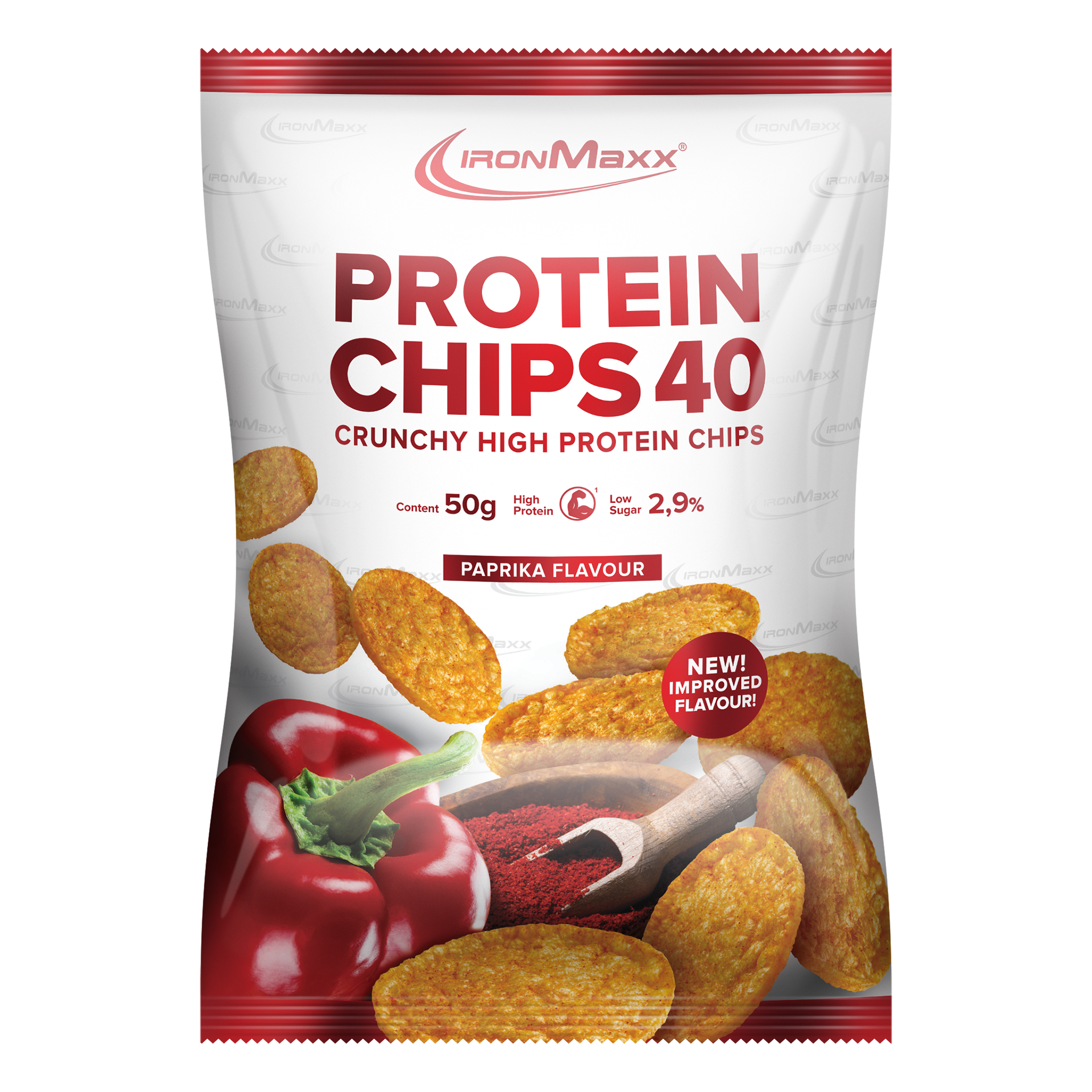 <tc>Protein Chips 40</tc> (50g) - Pimentón