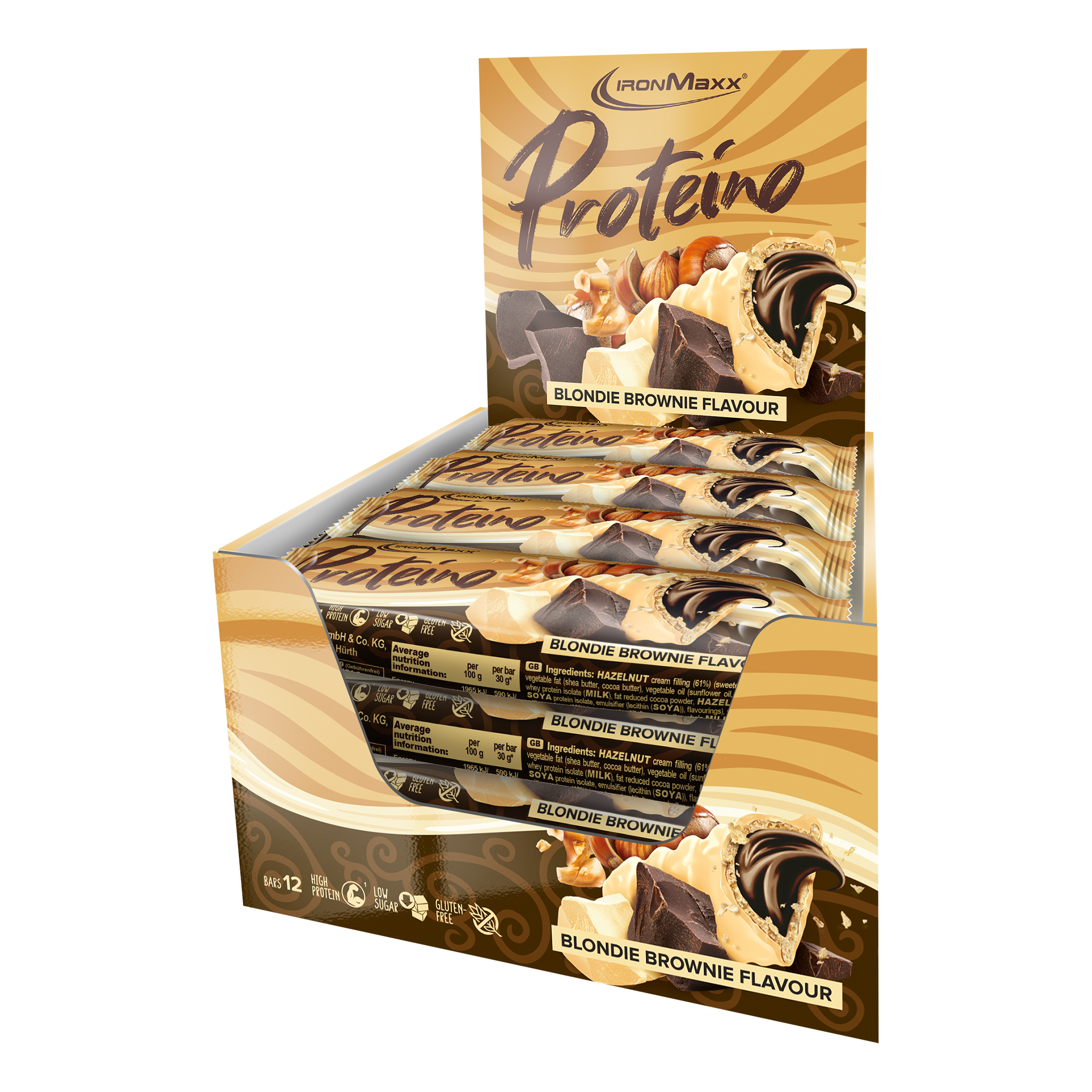 Proteino (12x30g) - Blondie Brownie