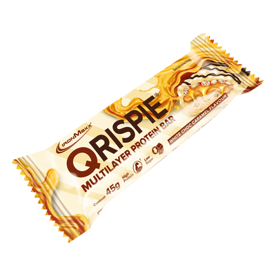 Qrispie <tc>Protein</tc> Barretta (45g) - Cioccolato Bianco Caramello