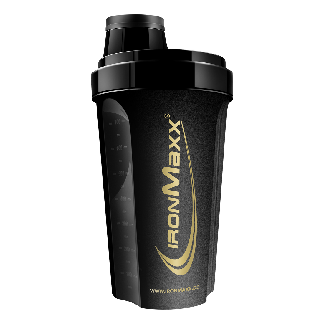 Shaker (700ml) - Black / Gold Gladiator