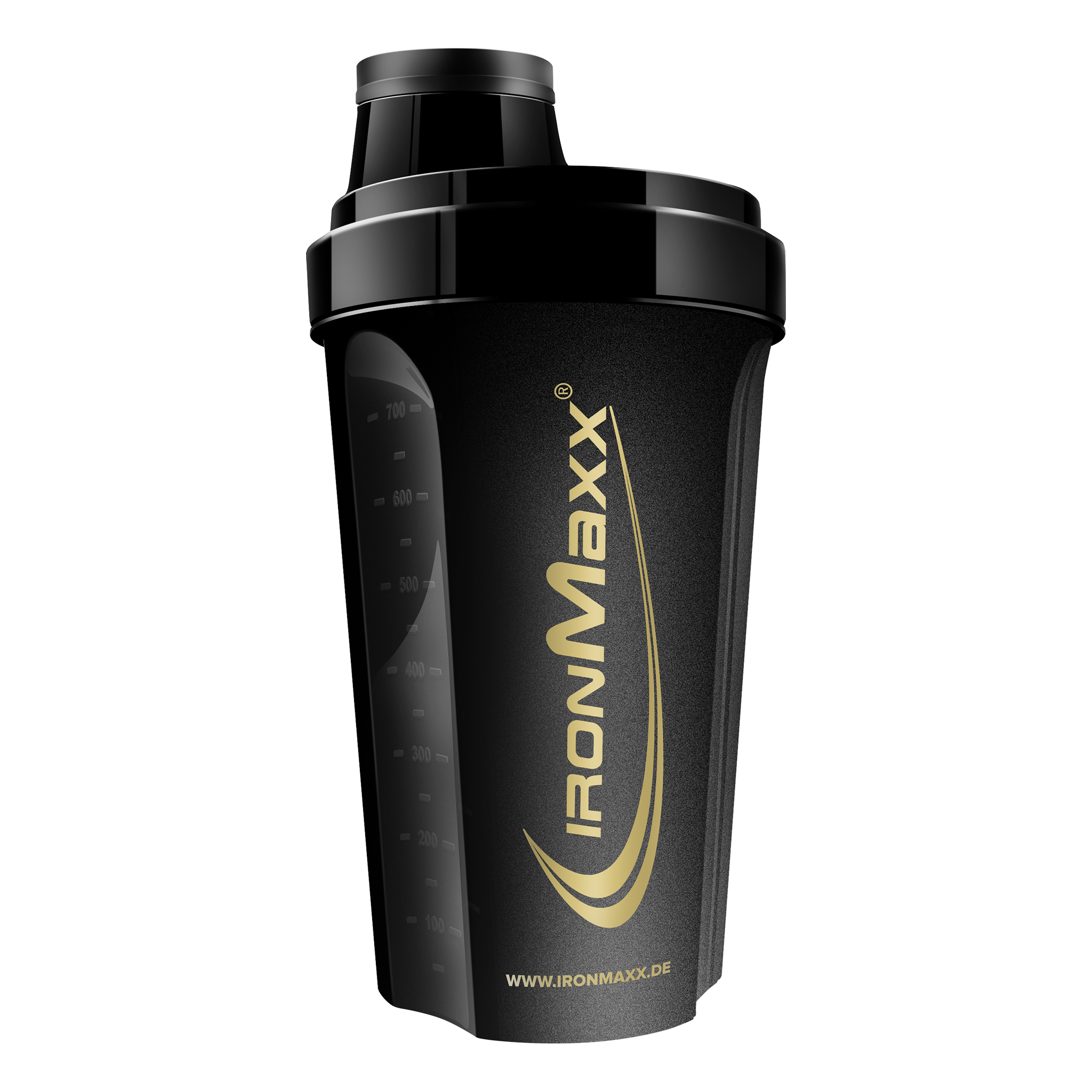 Shaker (700ml) - Black Gold