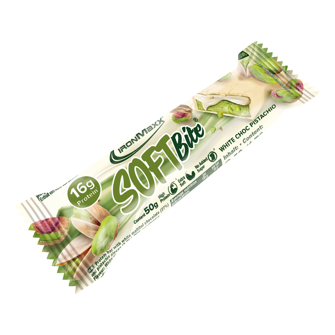 Softbite (50g) - White Chocolate Pistachio