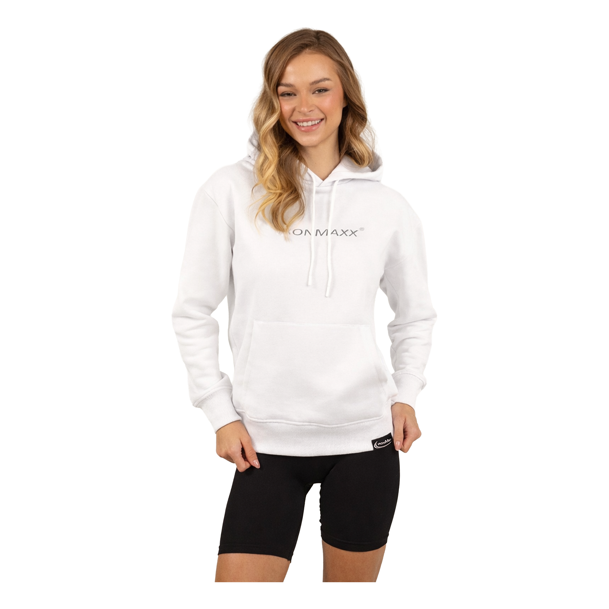 Hoodie Weiß Unisex - XS