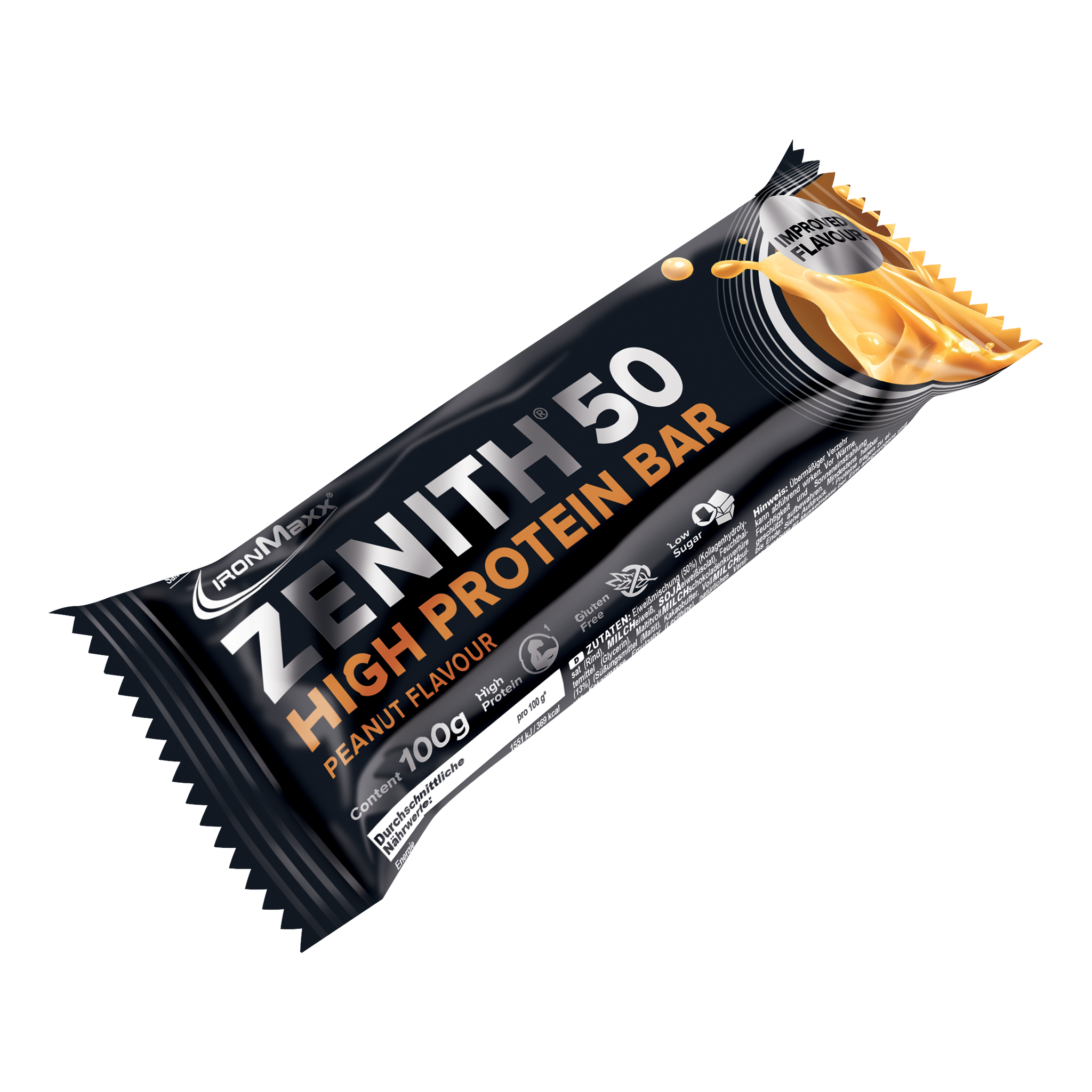ZENITH® 50 Protein Barretta (100g) - Peanut