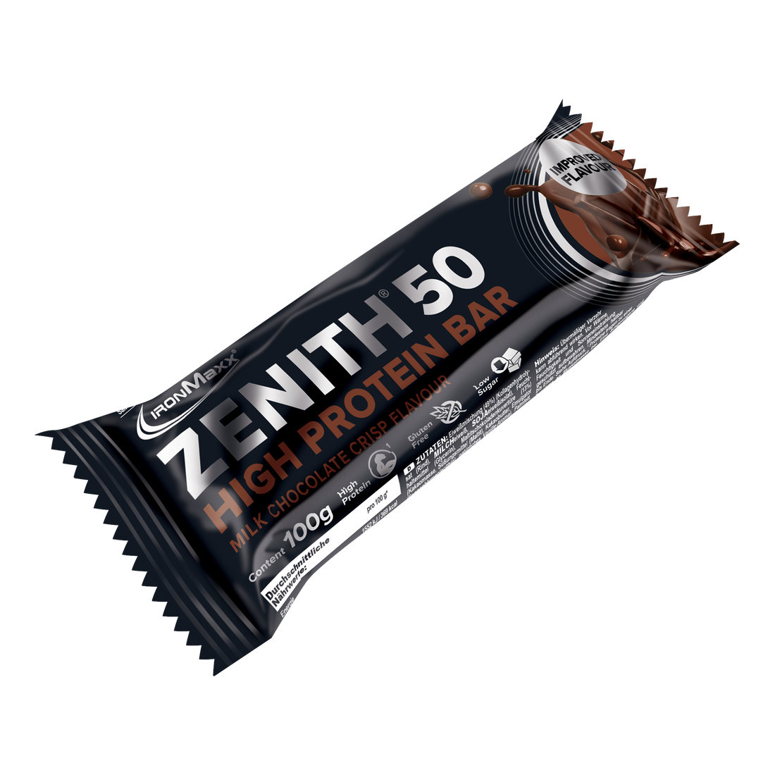 ZENITH® 50 Protein Riegel (100g) - Schokolade Crisp