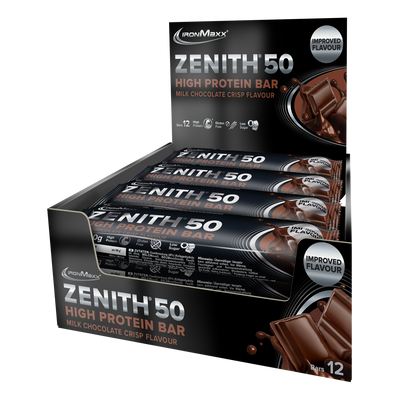 ZENITH® 50 Protein Riegel (12x100g) - Schokolade Crisp