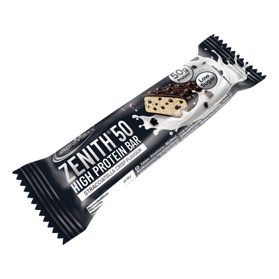 <tc>ZENITH® 50</tc> Barrita de proteína (12x100g) - <tc>Stracciatella</tc> Crujiente
