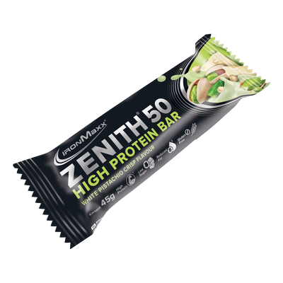 <tc>ZENITH® 50</tc> <tc>Protein</tc> Bar (45g) - <tc>White Pistachio Crisp</tc>