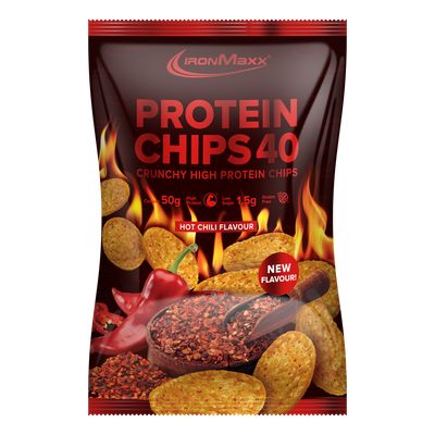 <tc>Protein Chips 40</tc> (50g) - Ostra papryczka chili